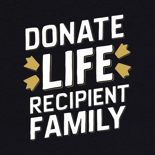 Donate Life Recipient Family by Vector Design Mart